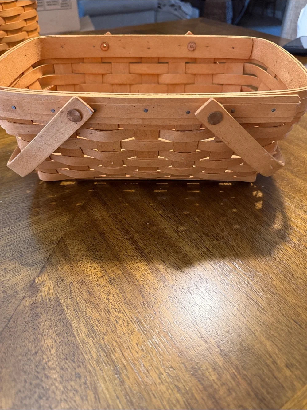 Longaberger Natural Light Brown Woven Serving Basket